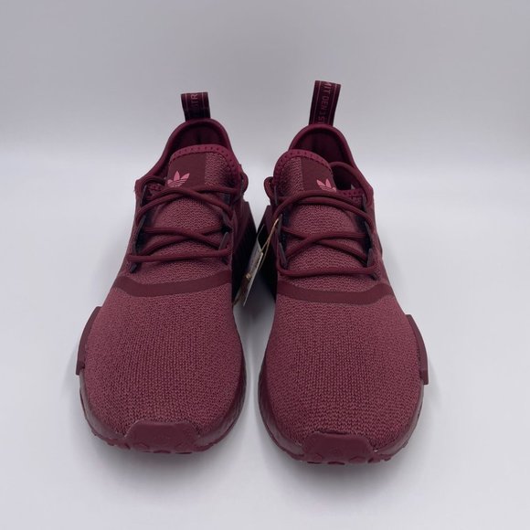 adidas NMD R1 Burgundy Womens Shoes - Picture 3 of 8